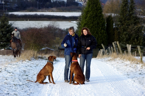 Martina mit Dayo, Tina mit Bomani